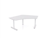 OL AgileMotion+ Electric Height Adjustable Round Leg 120° Corner Desk