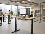 OL AgileMotion+ Electric Height Adjustable Round Leg 1 User Desk