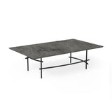 OL Arcos Marble Top Metal Base Rectangular Coffee Table