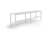 OL Axis Extra Long Bar Leaner Table - White Top