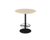 OL Metal Disc Base Round Bar Table