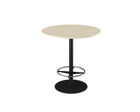 OL Metal Disc Base Round Bar Table