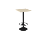 OL Metal Disc Base Square Bar Table