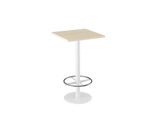OL Metal Disc Base Square Bar Table