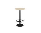 OL Metal Disc Base Round Bar Table
