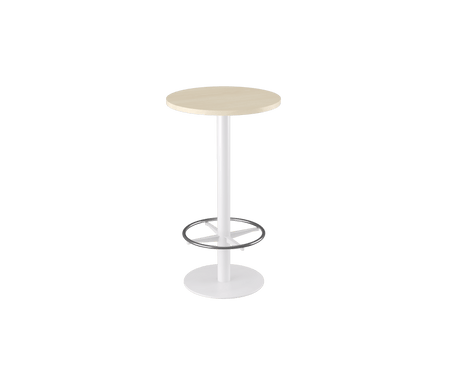 OL Metal Disc Base Round Bar Table