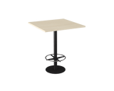 OL Metal Disc Base Square Bar Table