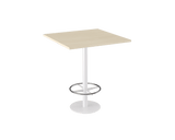 OL Metal Disc Base Square Bar Table