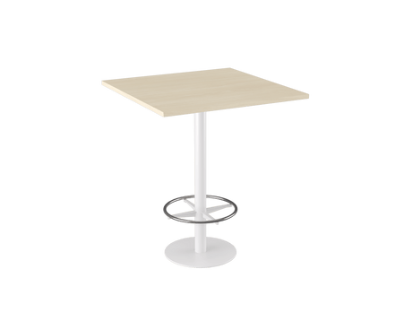 OL Metal Disc Base Square Bar Table