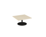 OL Metal Disc Base Square Coffee Table