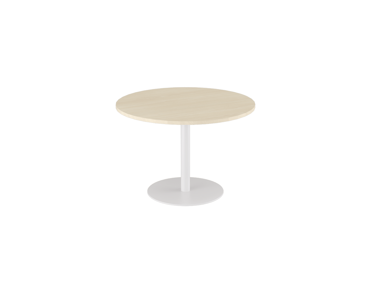 OL Metal Disc Base Round Meeting Table