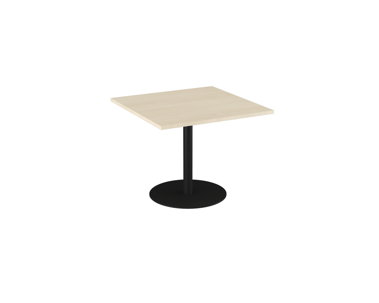 OL Metal Disc Base Square Meeting Table