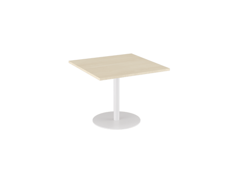 OL Metal Disc Base Square Meeting Table