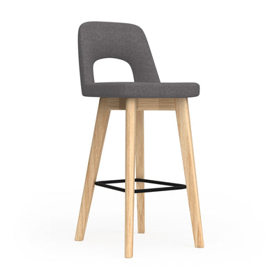 OL Elaro Fabric Upholstered Timber Leg Breakout High Chair