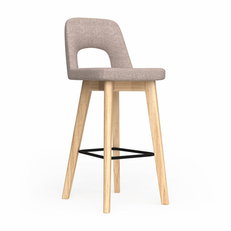 OL Elaro Fabric Upholstered Timber Leg Breakout High Chair