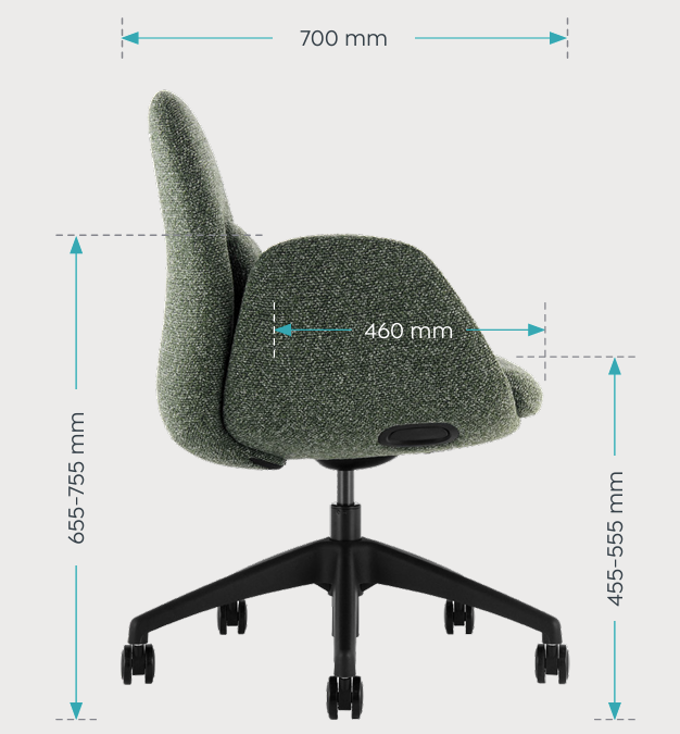 OL Fern Fabric Upholstered Boardroom Chair