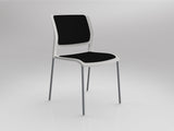 OL Game Stacking Chair -4 Legs White Shell Upholstered