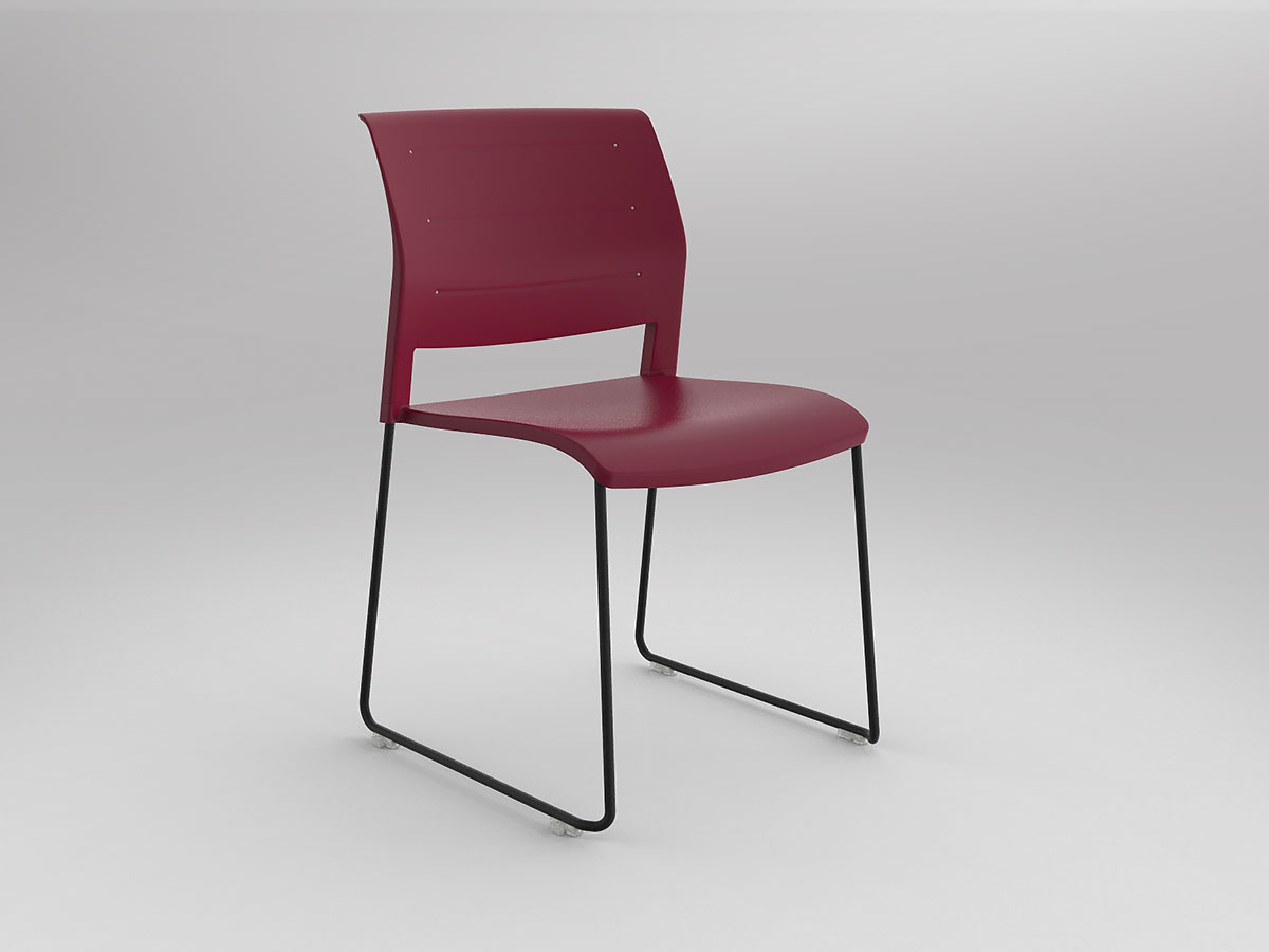 OL Game Sled Base Hospitality Stacking Chair