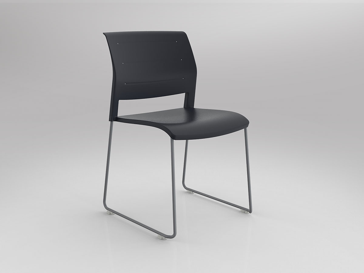 OL Game Sled Base Hospitality Stacking Chair