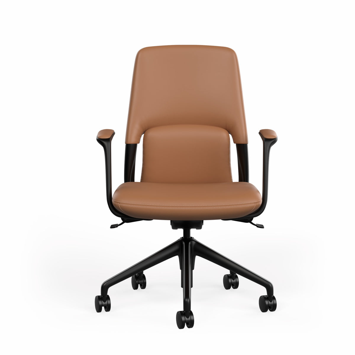 OL Hawthorne PU Upholstered Mid Back Executive Chair