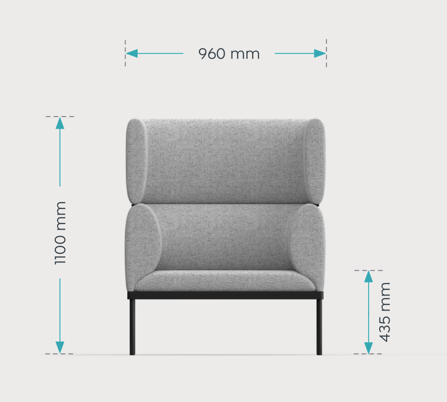 OL Isla Dual Tier 1 Seater Breakout Lounge