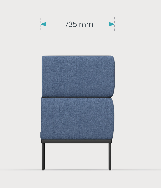 OL Isla Dual Tier 2 Seater Breakout Lounge