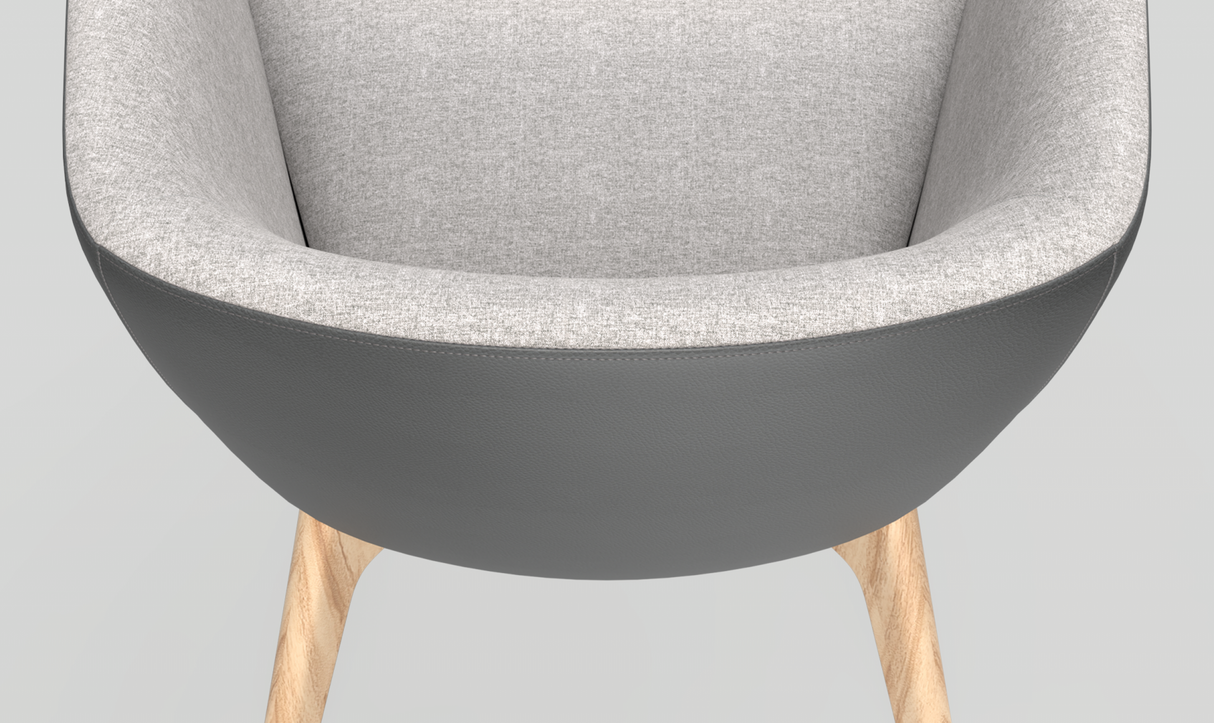 OL Mesa Fabric Upholstered Breakout Armchair