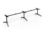 OL Modulus All Black Double Span Meeting Table Frame