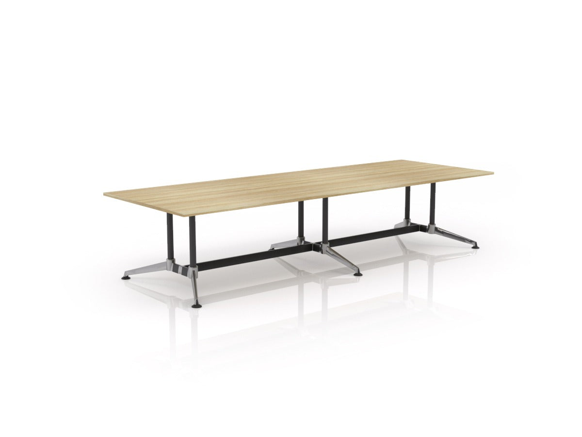 OL Modulus Twin Post Collar leg Boardroom Table