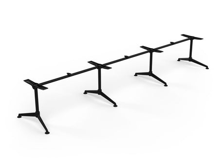 OL Modulus All Black Triple Span Meeting Table Frame