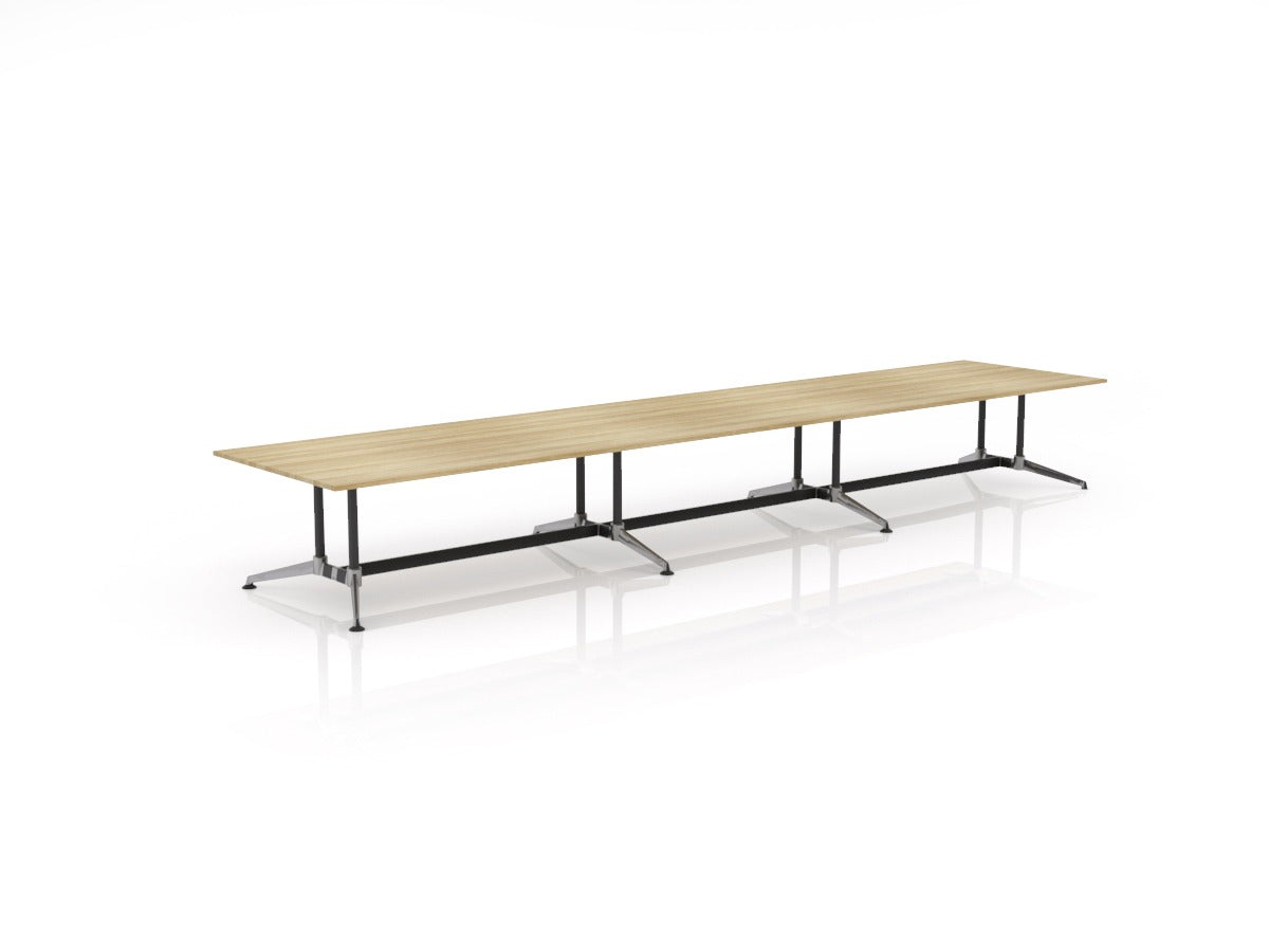 OL Modulus Twin Post Collar leg Boardroom Table