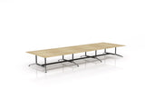 OL Modulus Twin Post Collar leg Boardroom Table