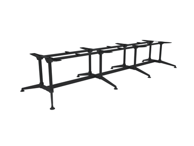 OL Modulus Twin Post Triple Span Meeting Table Frame