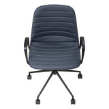 OL Sofia PU Leather Upholstered Boardroom Chair with Arms