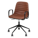 OL Sofia PU Leather Upholstered Boardroom Chair with Arms