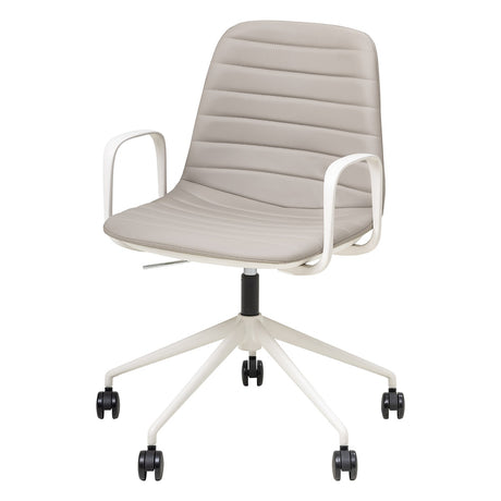 OL Sofia PU Leather Upholstered Boardroom Chair with Tilt and Arms