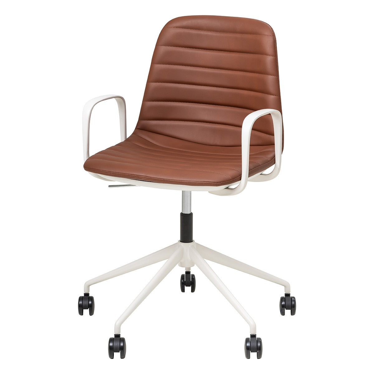 OL Sofia PU Leather Upholstered Boardroom Chair with Arms