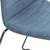 OL Sofia Fabric Upholstered Sled Base Breakout Chair