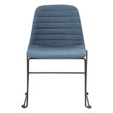 OL Sofia Fabric Upholstered Sled Base Breakout Chair