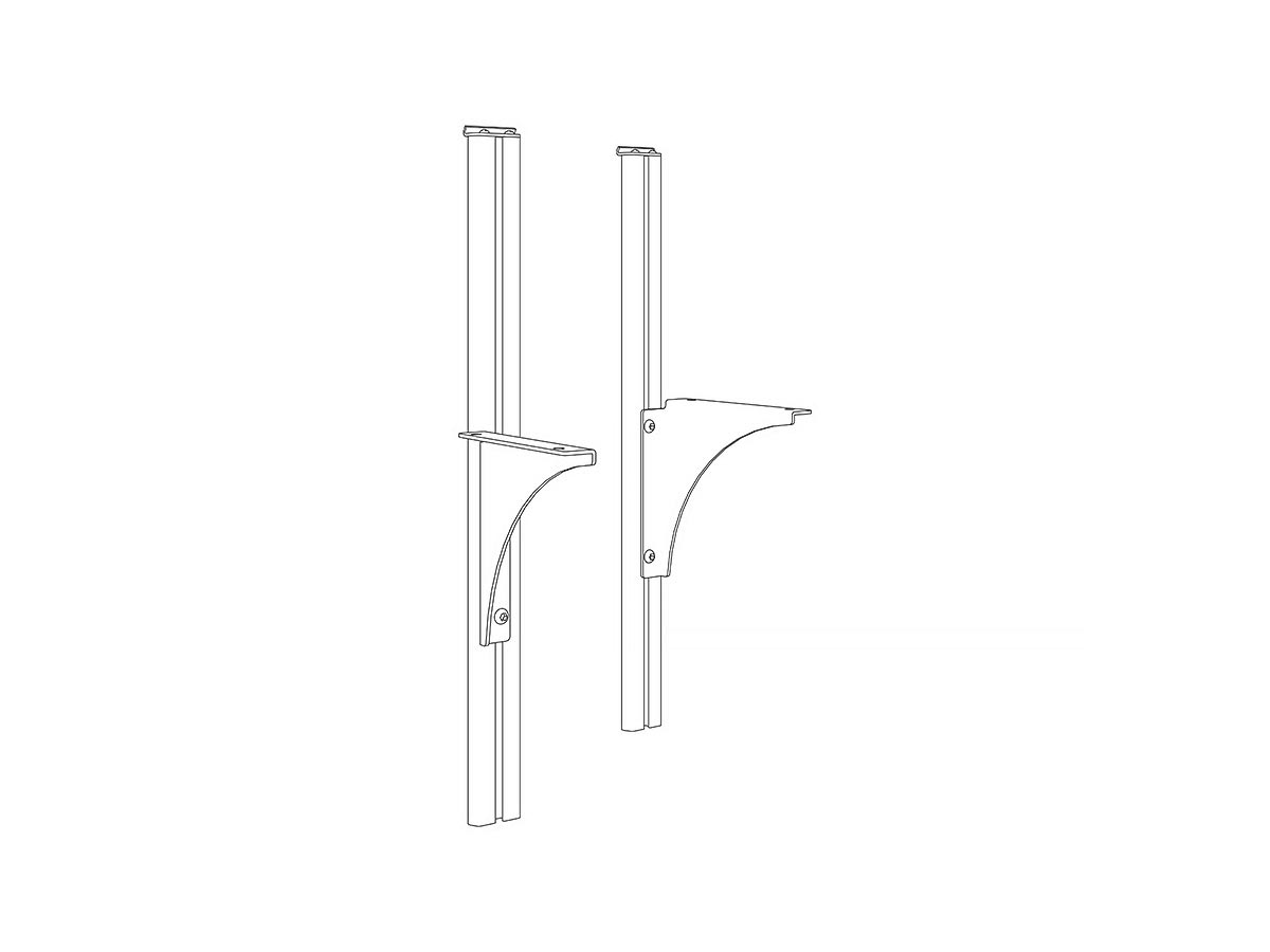 OL Studio50 Screen Adjustable Shelf Brackets