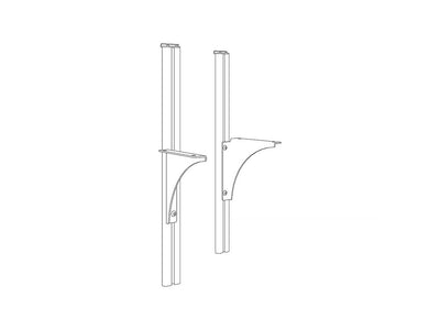 OL Studio50 Screen Adjustable Shelf Brackets