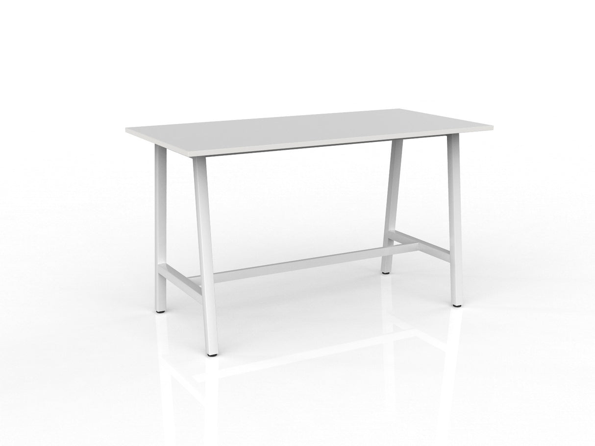 OL Trestle Bar Leaner Table - White Top