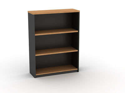GP OMsystem Commercial Office Open Bookcase 1200mm Height