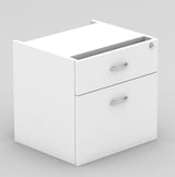 GP OMsystem Commercial Office Fix Desk Pedestal 1 Drawer & 1 File