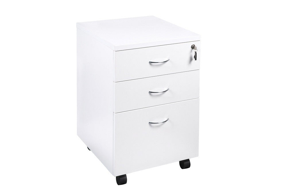 GP OMsystem Commercial Office Mobile Pedestal 2 Drawers & 1 File