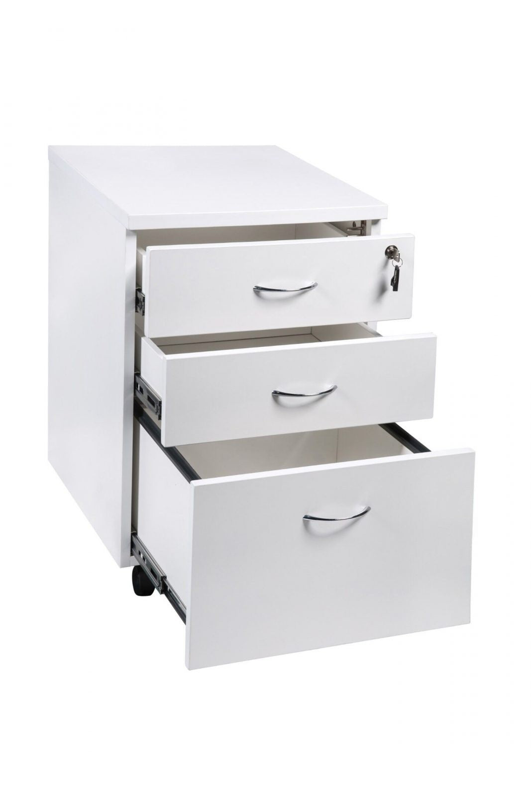 GP OMsystem Commercial Office Mobile Pedestal 2 Drawers & 1 File