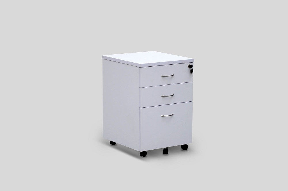 GP OMsystem Commercial Office Mobile Pedestal 2 Drawers & 1 File