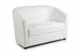 MA Omega Fabric or Vinyl Upholstered 2 Seater Tub Lounge