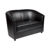 MA Omega PU Leather Upholstered 2 Seater Tub Lounge