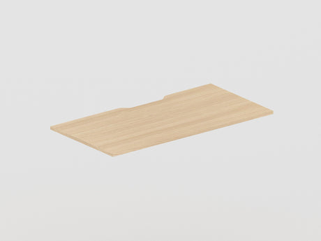 GP OMsystem Rectangular Desk Top with Scallop Cut